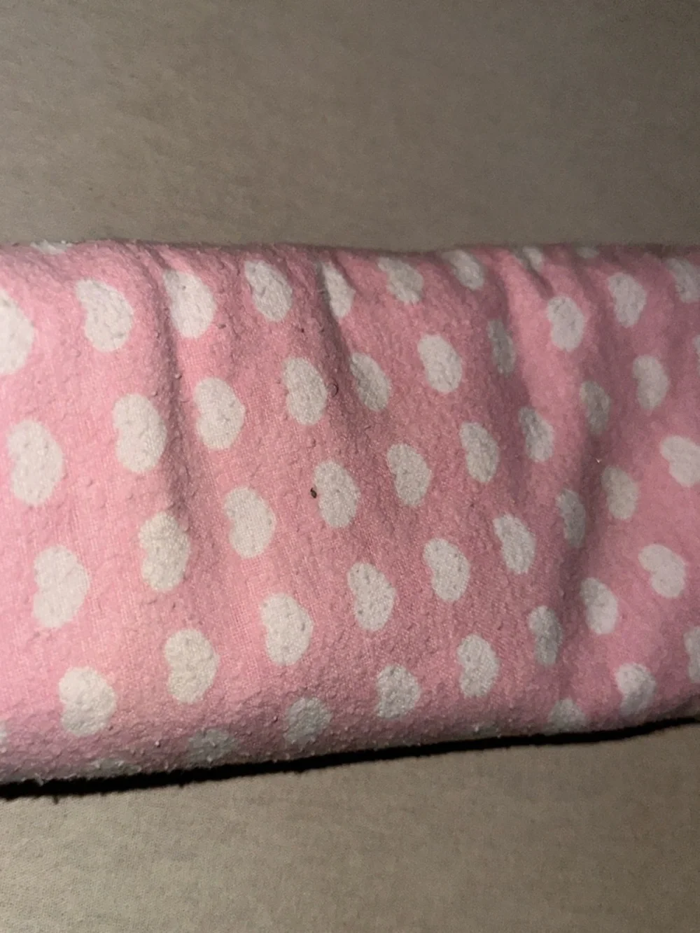 Kids. Pink Polka Dot Plush Throw Blanket